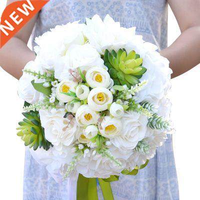 jly silk wedding bouquet artificial flowers bridal bouquet