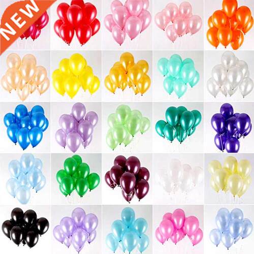 10/20/30/50Pcs 10inch 1.5g Pearl Latex Balloons Happy Birthd