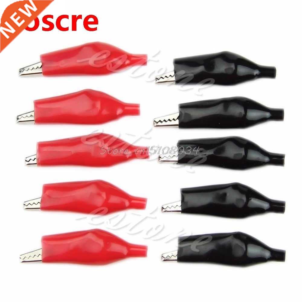 10Pcs 45mm Alligator Leads Crocodile Test Clip for Electrica