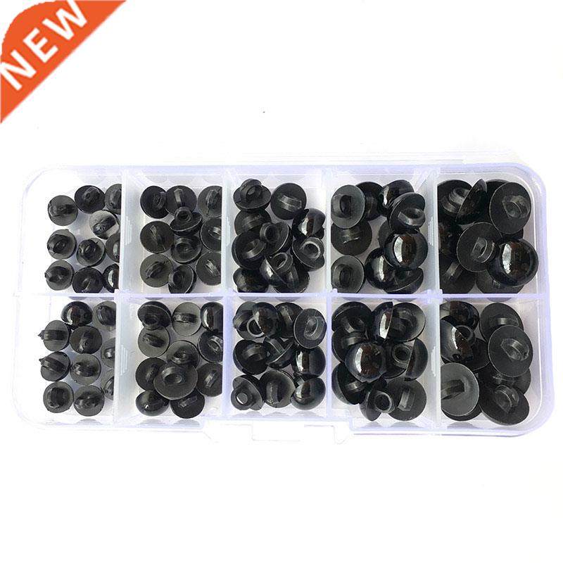 100pcs/box  Animal Eyes Buttons Round Mushroom Domed Sewi