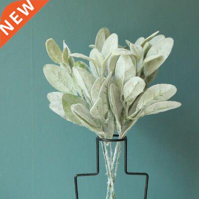 Artificial Silk Rabbit ear plant branch flores fall leaves