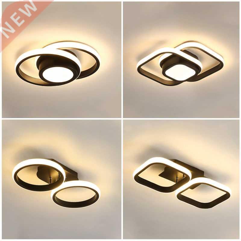 LED Ceiling Lamp for Corridor Balcony Black&white 20W 22