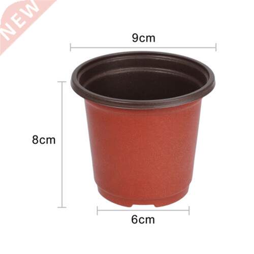 100pcs Plastic Grow Box Fall Resistant Tray Nursery Pots F