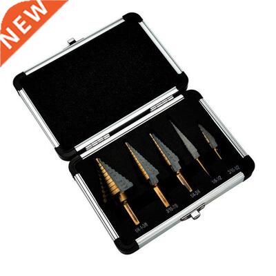 5pcs Hss cobalt Multiple Hole 50 Sizes Step Drill Bit Set W/