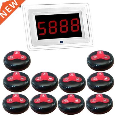 Wireless Pager Coaster Restaurant Call Paging System 1 Host