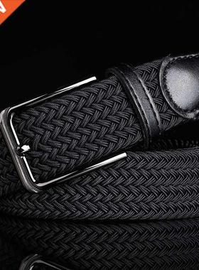 Belt Casual Men's Free Punch Pin Buckle Belt Lengthened Desi