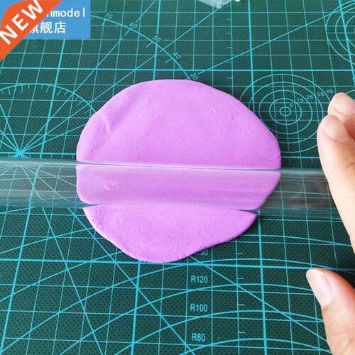2 Pieces Polymer Clay Crafts Acrylic Roller Hollow Rolling C