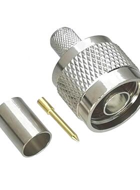 1Pcs Connector N Male Plug Crimp RG5 RG6 LMR300 Cable RF Ada