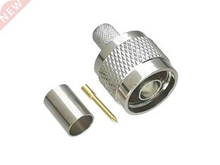 1Pcs Connector N Male Plug Crimp RG5 RG6 LMR300 Cable RF Ada