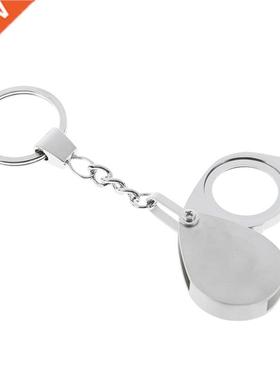 Loupe lentille avec porte-clés Loupe poche pliante 10