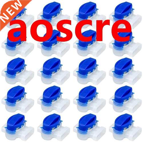 20 Pieces Cable Connector Waterproof Connector Connection Te