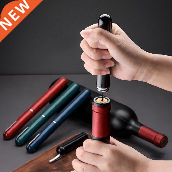 New Pen Shape Air Pump Wine Bottle Opener Stainless Steel