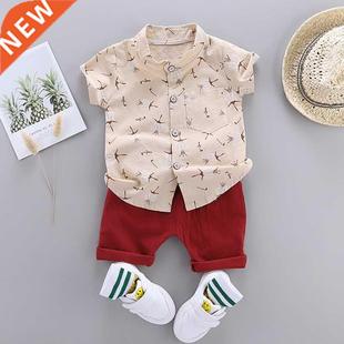 Summer Children's Clothes Sets Boys T-shirt and Shorts Pants