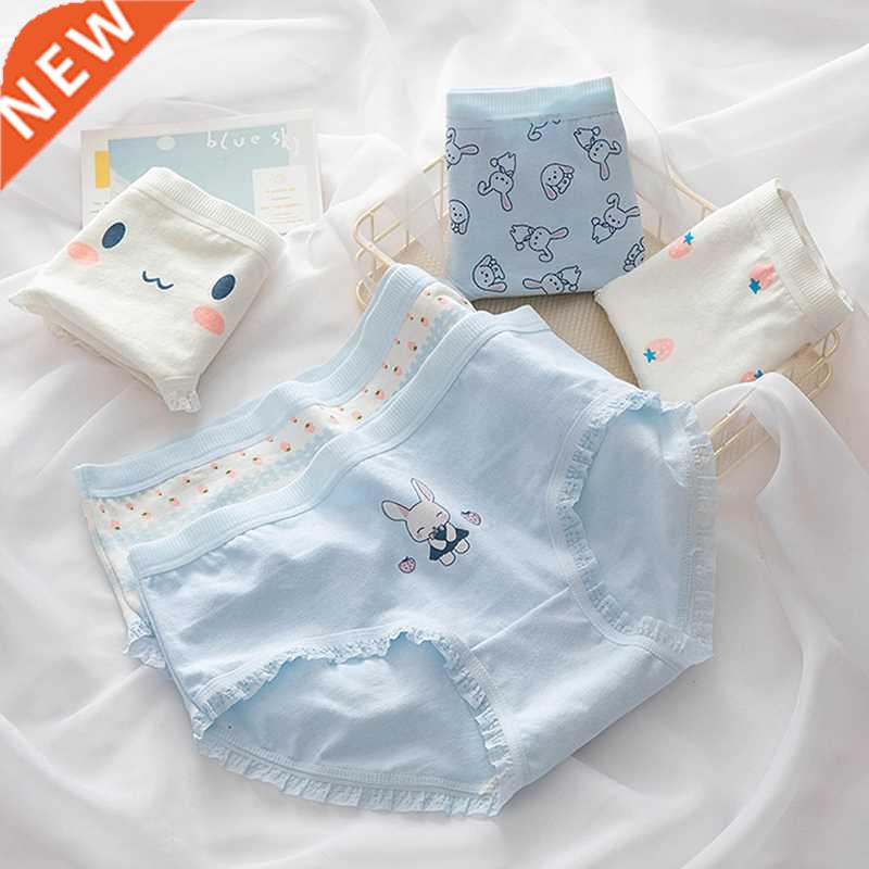 M-XL Cotton Pnties Lovely Girl Lce Underpnts Women∓#39;s