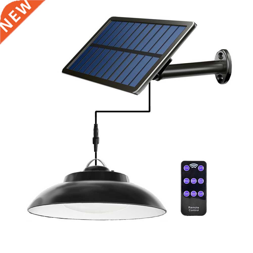48 LED Solar Pendant Lamp Waterproof Outdoor Indoor Hanging