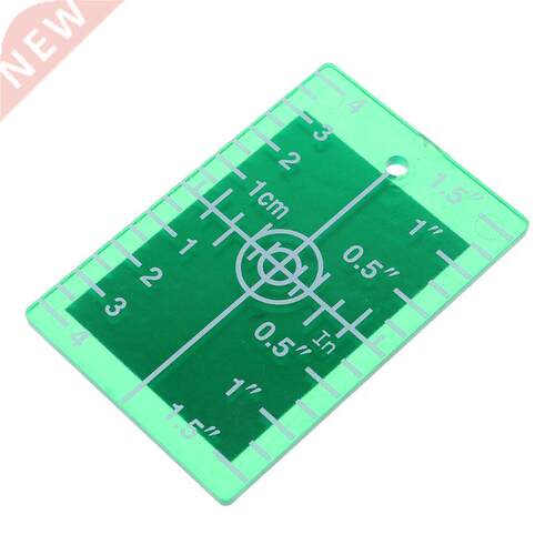 Laser Card Plate inch/cm for Green and Red Laser Level Plate