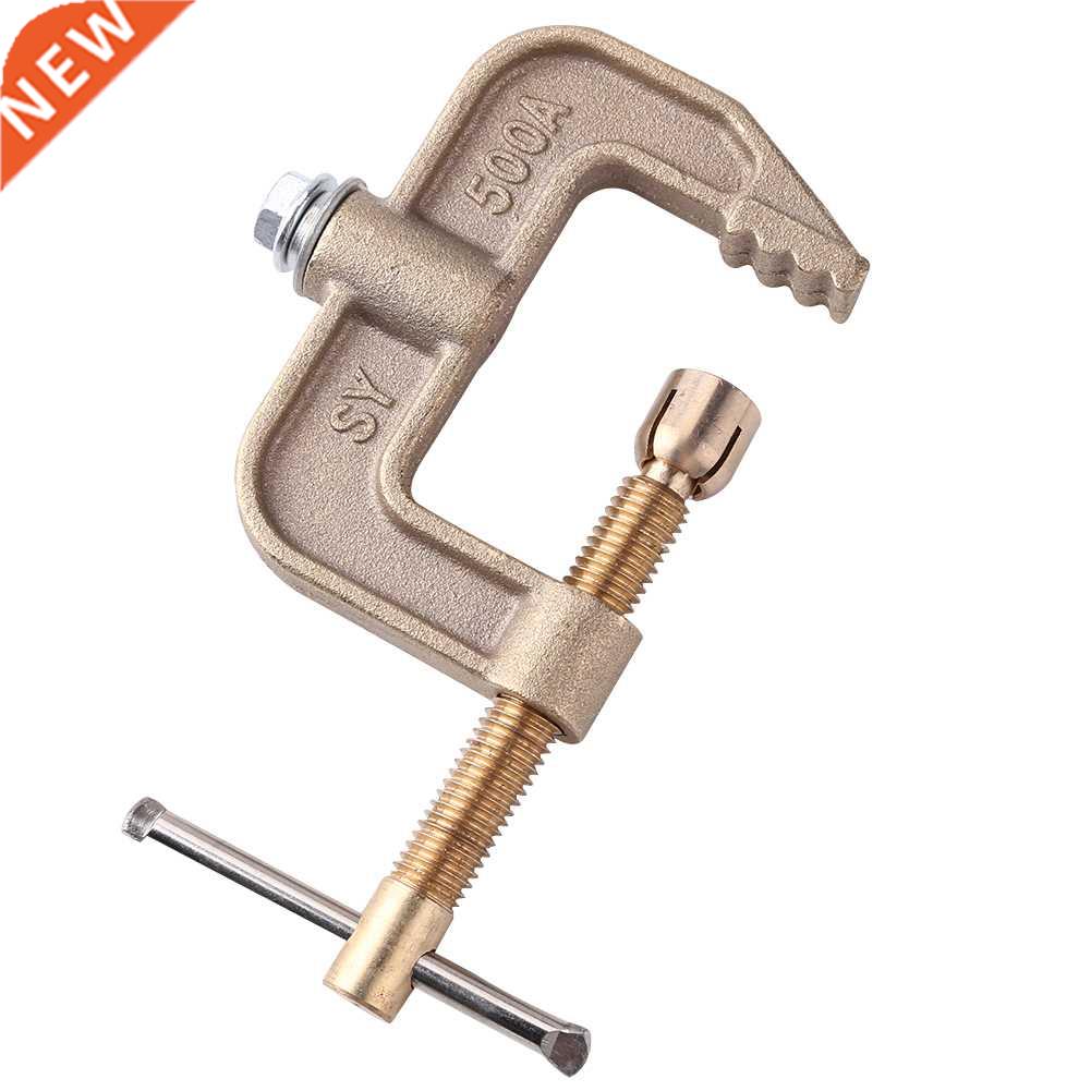 Copper 500A High Power Ground Earth Clamp Portable Electric