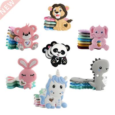 ent BPA Food Free Silicone Teeth Nursing Pacifier Clip Silic