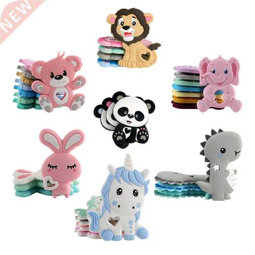 ent BPA Food Free Silicone Teeth Nursing Pacifier Clip Silic