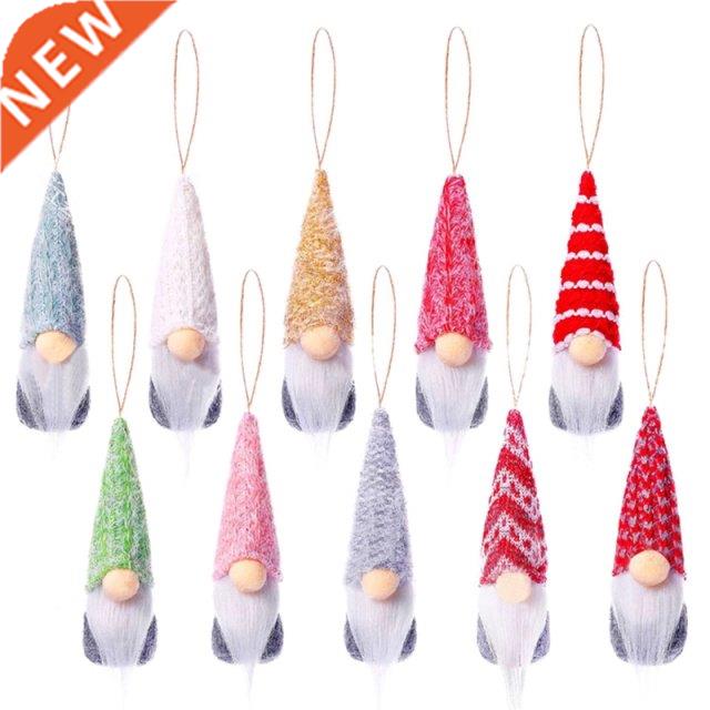 Christmas Tree Hanging Gnomes Ornaments Set of 10 Swedish Ha