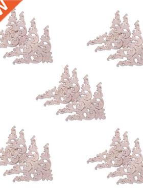 20Pcs Rubber Wood Oak Carved Corner Onlay Applique Furniture