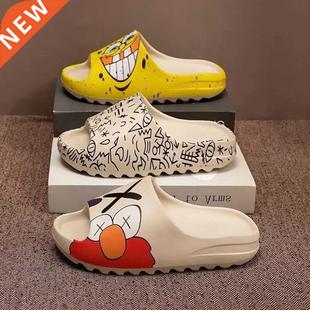 2022 New Summer House Cartoon Men Slippers Women Flip Flops