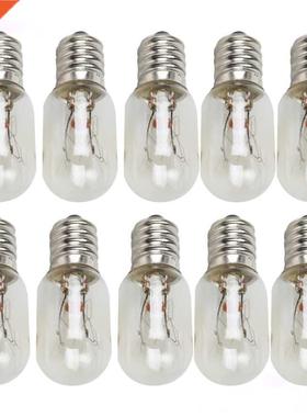 10pcs T20 E12 Edison Bulb 120V 15W Refrigerator Fridge
