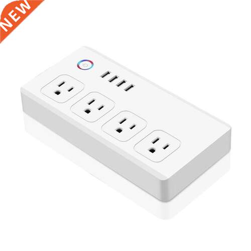Multi-port Socket Power Strip Adapter 4 USB Charging Port