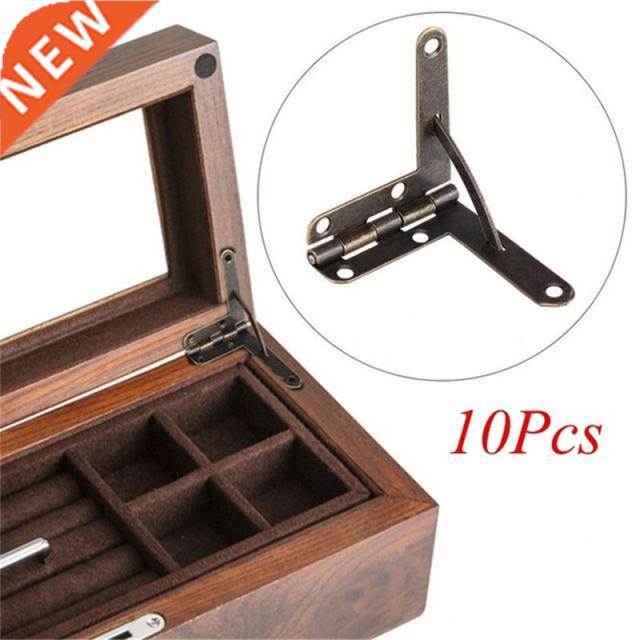 10pcs 90° Angle Wooden Box Supports Hinge 适用于 Small W