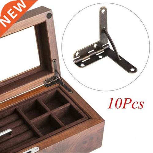 10pcs 90° Angle Wooden Box Supports Hinge 适用于 Small W