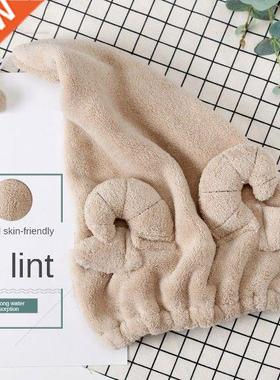 Spa Bowknot shower cap Breathability Microfiber Hair Turban