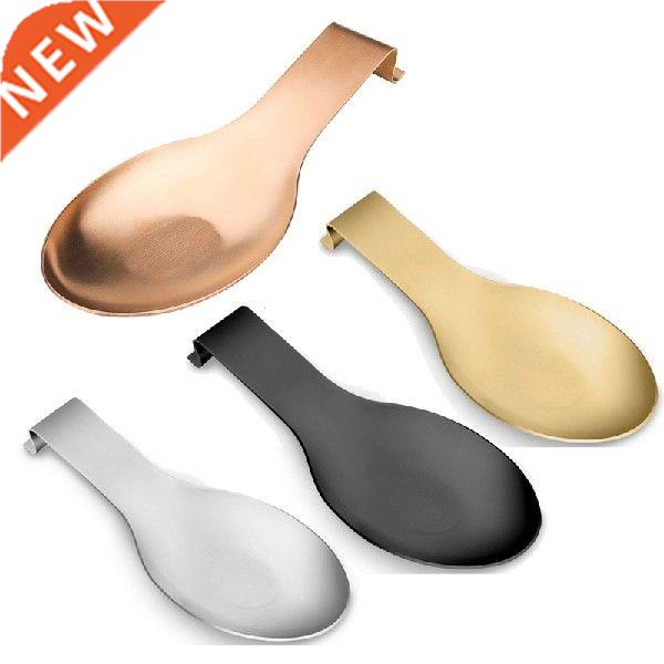 4 Pcs Stainless Steel Spoon Rest For Kitchen Counter,Spoon
