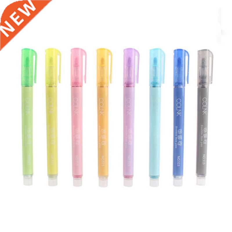 Glitter Marker Pen Double-line Draw Marker Fluorescent Color