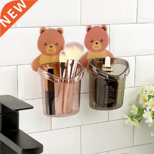 Cute Bear Toothbrush Holder Storage Rack Bathroom