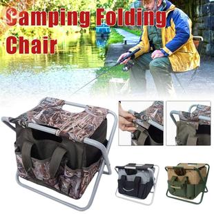 Outdoor Fishing Chair Bag Folding Camping Stool Portable