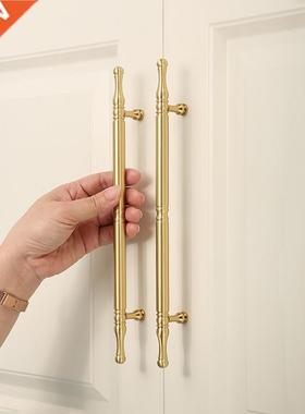 Satin Brass Door Handles and Knobs Antique Drawer Pulls Vint