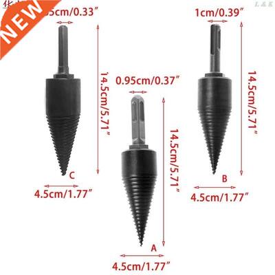 14.5x4.5cm Firewood Machine Drill Wood Cone Reamer Punch Dri