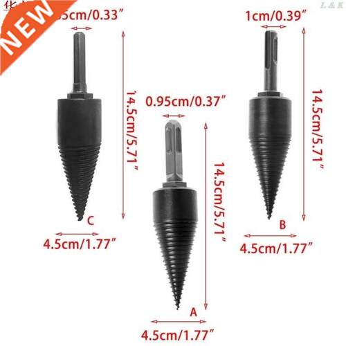 14.5x4.5cm Firewood Machine Drill Wood Cone Reamer Punch Dri