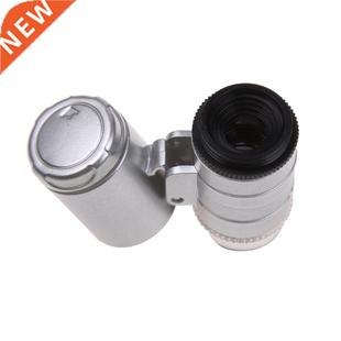 60X Zoom 2 LED 1UV Light Microscope Lenses Telescope Phone M