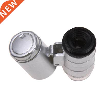 60X Zoom 2 LED 1UV Light Microscope Lenses Telescope Phone M