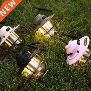 Retro Camping Light Mini Portable Camping Lantern USB