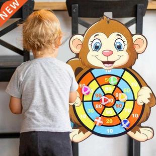Children Target Sticky Ball Throw Dartboard Sports Kids With