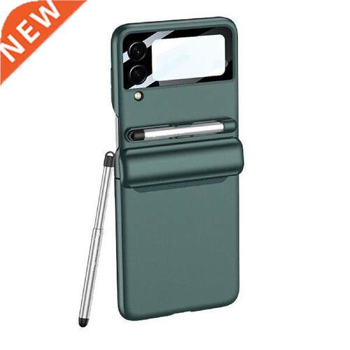 Pen Tray Phone Case For GalaxyZ Flip 3 Magnetic Attraction