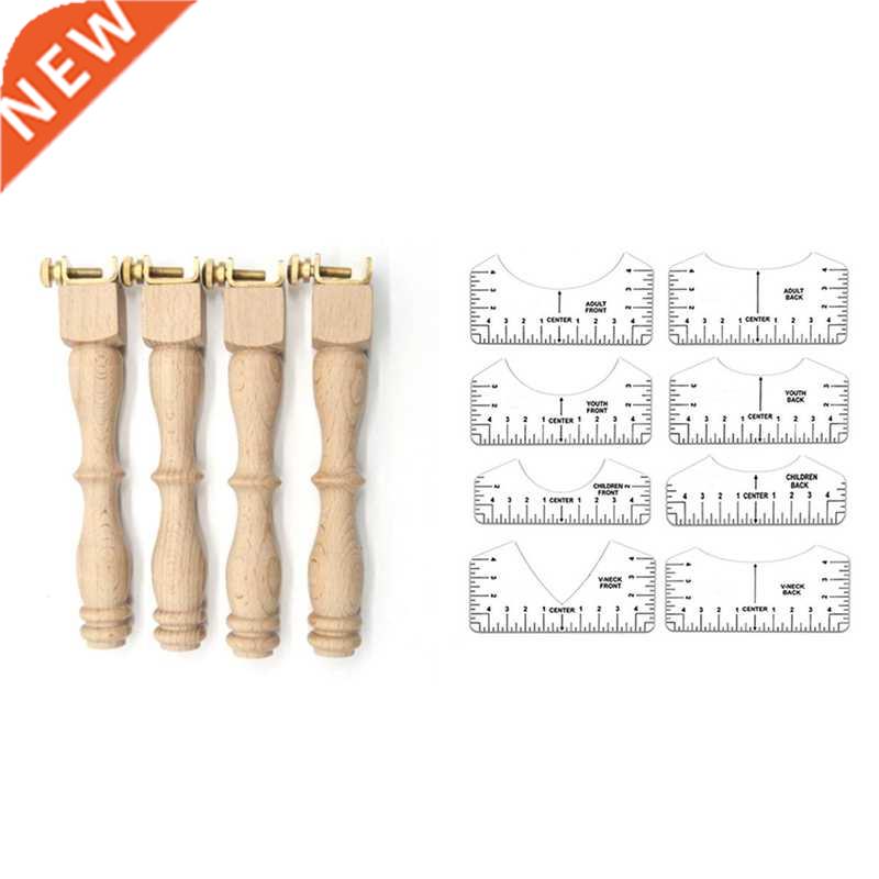 8Pcs T-Shirt Alignment Ruler V Neck For DIY Craft Tool With