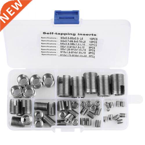 50Pcs Inner Thread Self Tapping Thread Inserts Set Thread Re