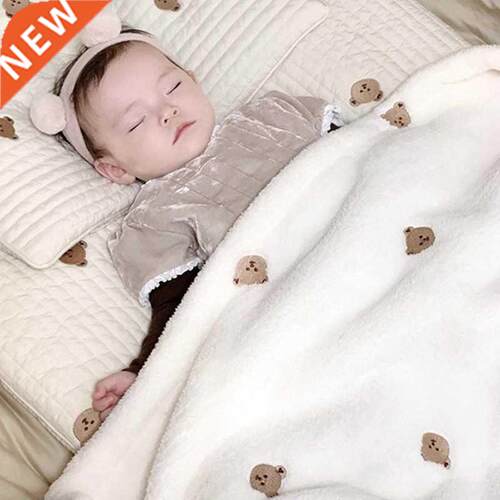 Soft Winter Blanket Swaddling Blankets for Baby Newborn Bed