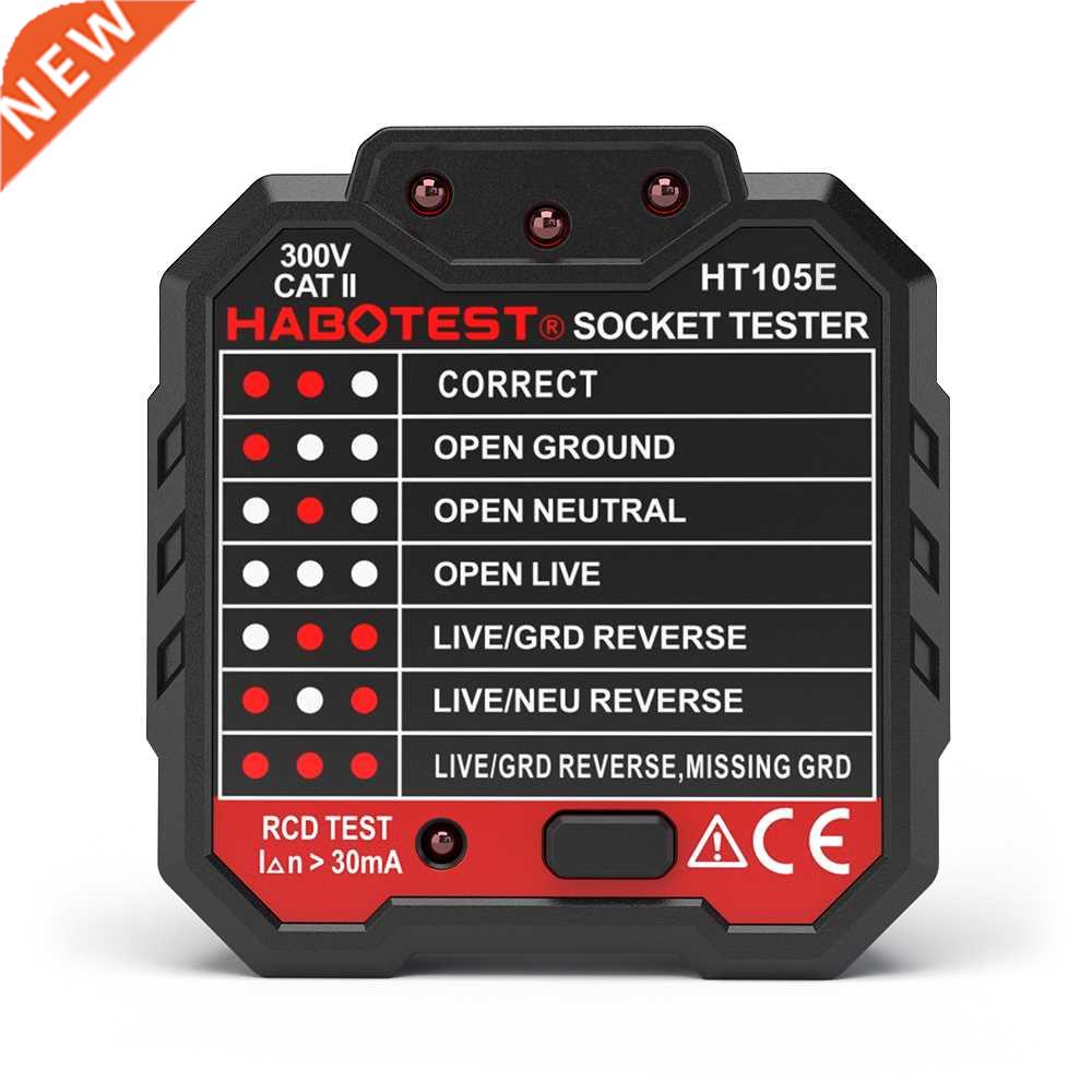 HAOTEST HT105E Advanced RCD Electric Socket Tester Circuit