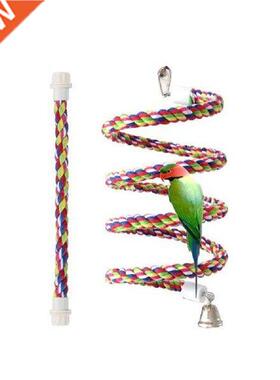 Long Parrot Bird Toys Pet Bird Parrot Standing Rope 150cm