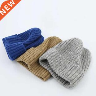2022 ladies winter hat ladies new woolen hat knitted solid c