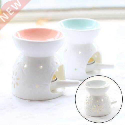 White Ceramic Aromatherapy Stove Oil Burners Candle Ceramic